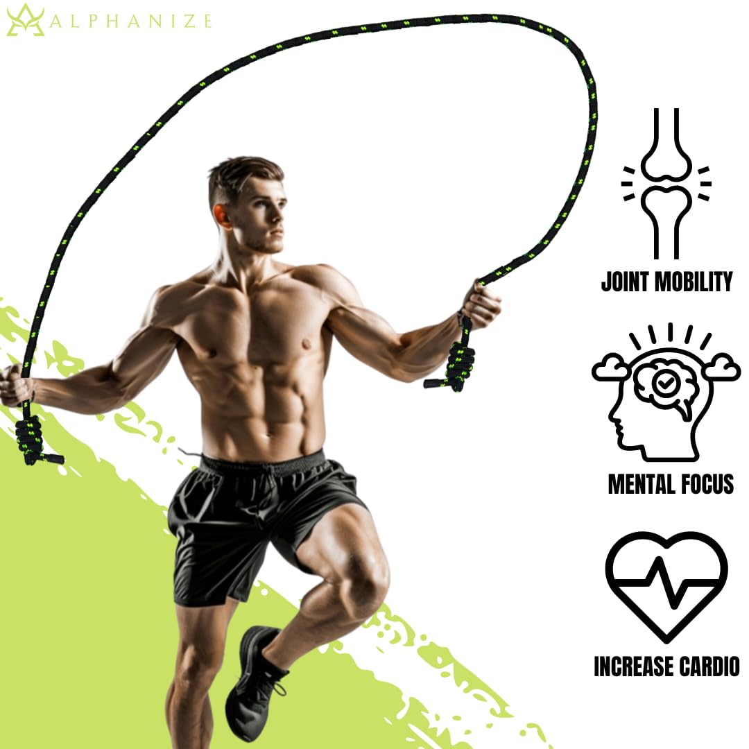 Flow Rope Übungsspringseile für Zuhause, Fitnessstudio, Cardio, Springseil für Fitness für Männer und Frauen, Boxen & MMA, Ganzkörpertraining