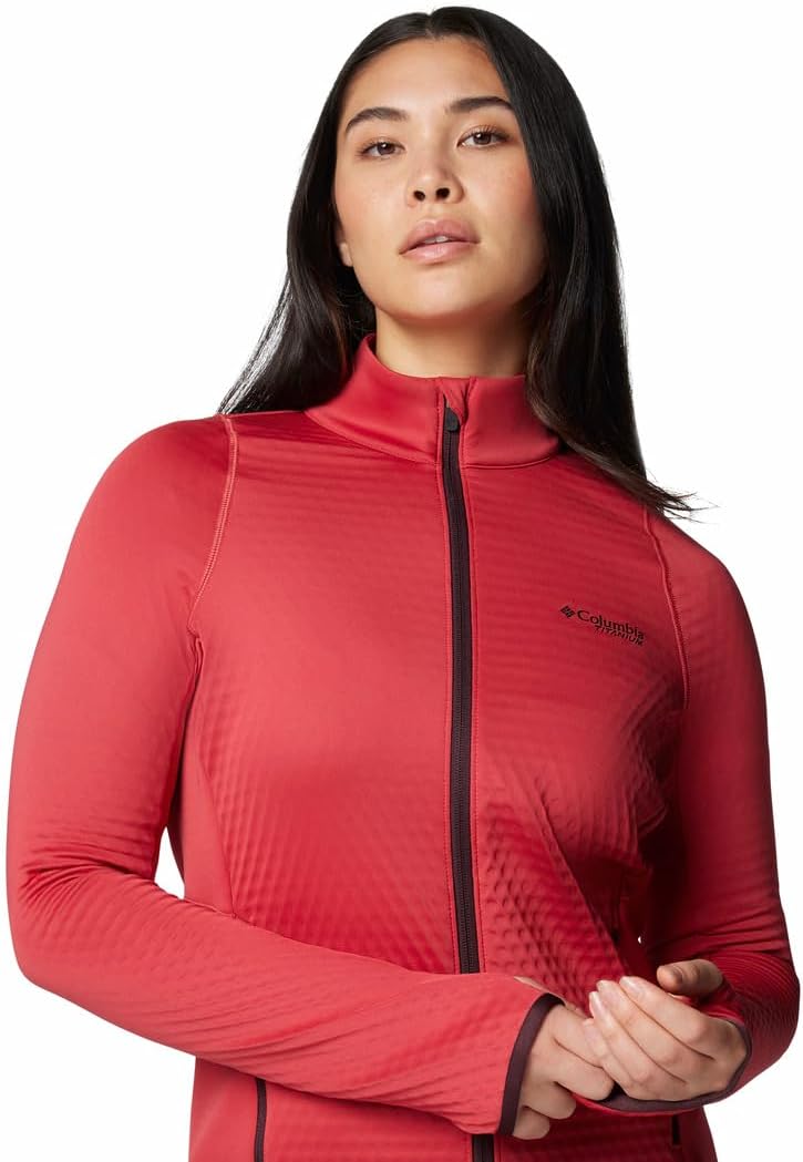 Women's Full Zip Columbia Omni Heat Crystal Leaf