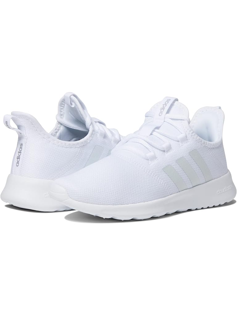White adidas Adidas Kids Cloudfoam Pure Sneakers (Little Kid/Big Kid)