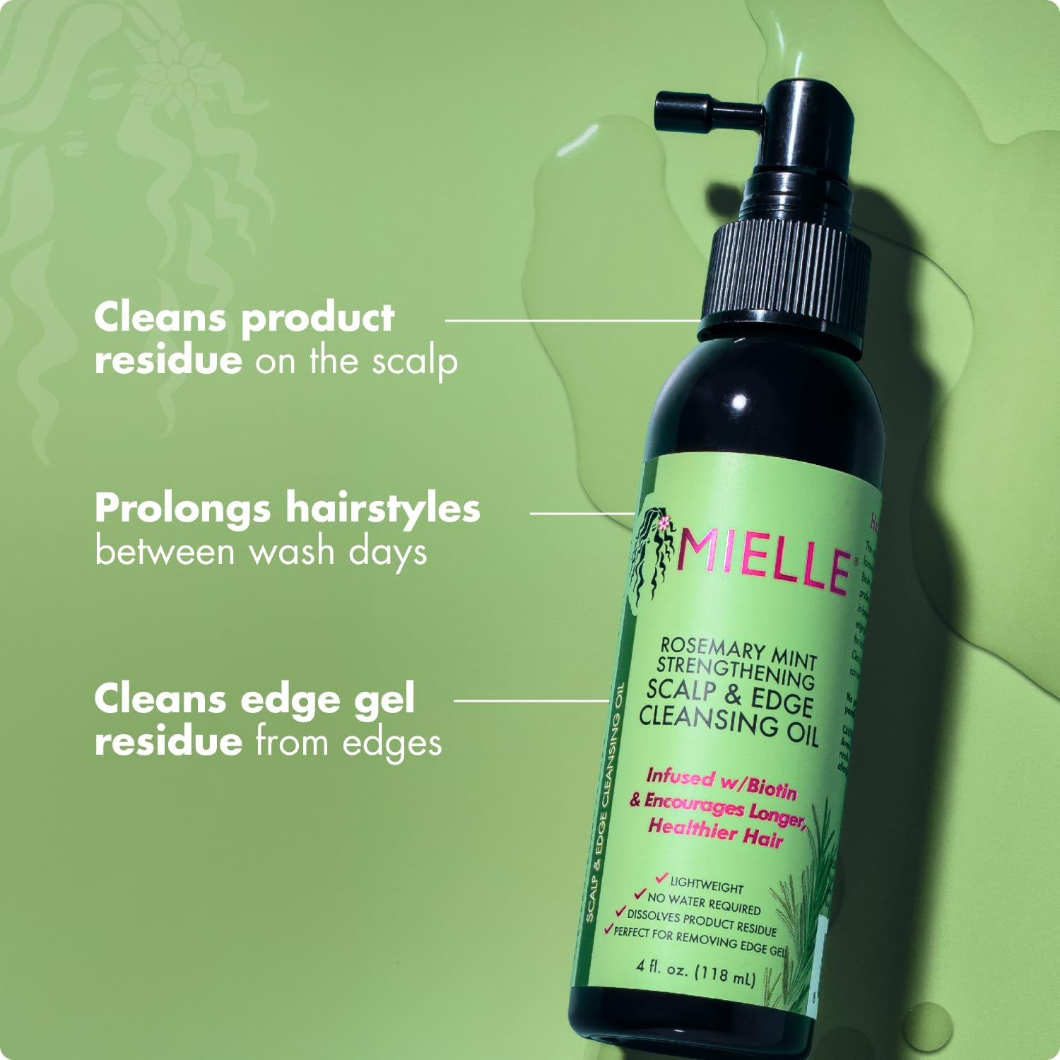 Amazon.com: Mielle Organics Rosemary & Mint Scalp & Edge Cleansing