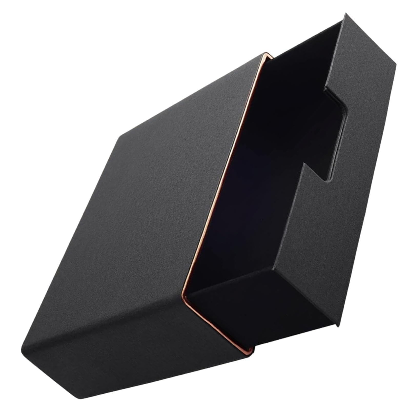 Toddmomy Schreibtisch Organizer mit Schublade Desktop Notiz und Dokumentenbox Schwarz Pu und Mdf für Büro und Arbeitsplatz Platzsparend und Tragbar