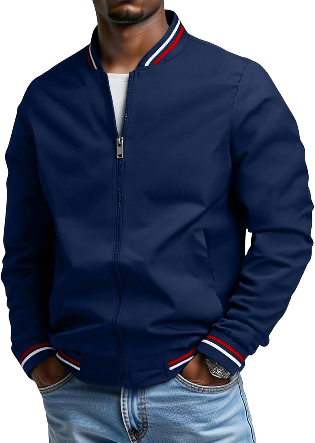 Winter Jacket Men 2025 Coats Long Sleeve Big and Tall Lightweight Warm Sweatshirt Mens Fashion Cloth