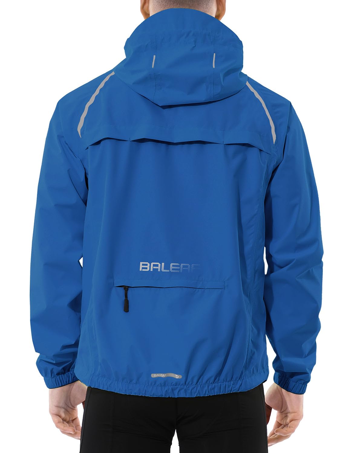 Photo 1 of *MAJOR DAMAGE*
baleaf Men's Rain Jacket Waterproof Windbreaker Raincoat Running Cycling Golf Gear Hood Lightweight Reflective Packable Royal Blue XL
