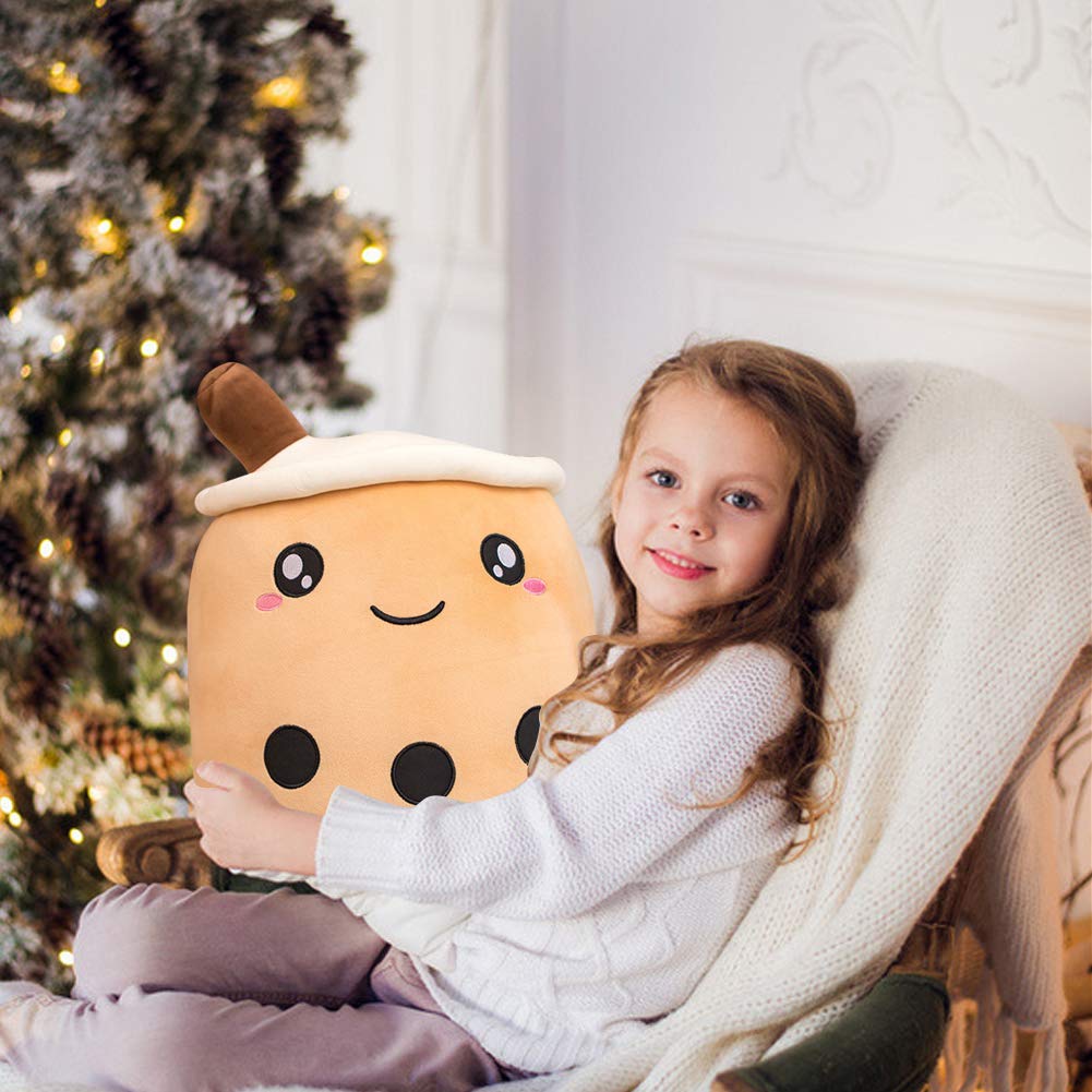 Peluche Oreiller Animal Mignon 20 Cm - Coussin Doux Et Souple, Cadeau Pour Enfants Fille Ou Garçon - Noël, Anniversaire - 6