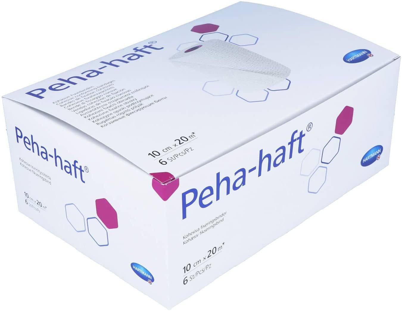 Peha-haft Benda Elastica Autoadesiva 10x20 6 Pezzi