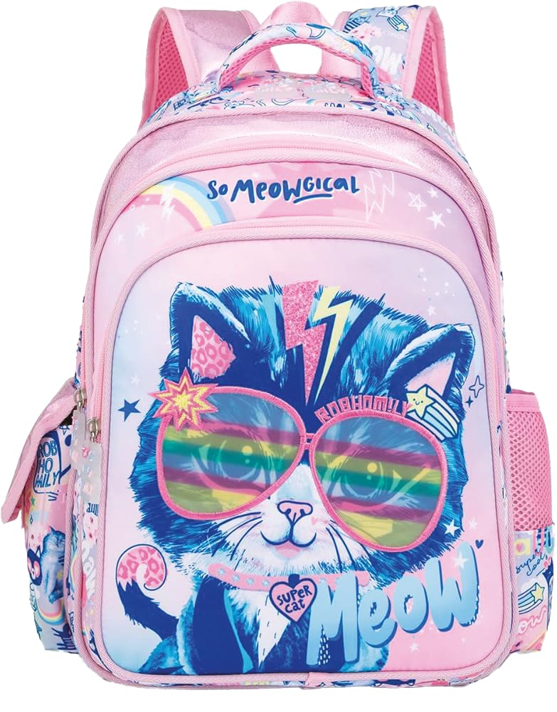 CHIMOLA Unisex Çocuk Sırt Çantası, Pembe, M
