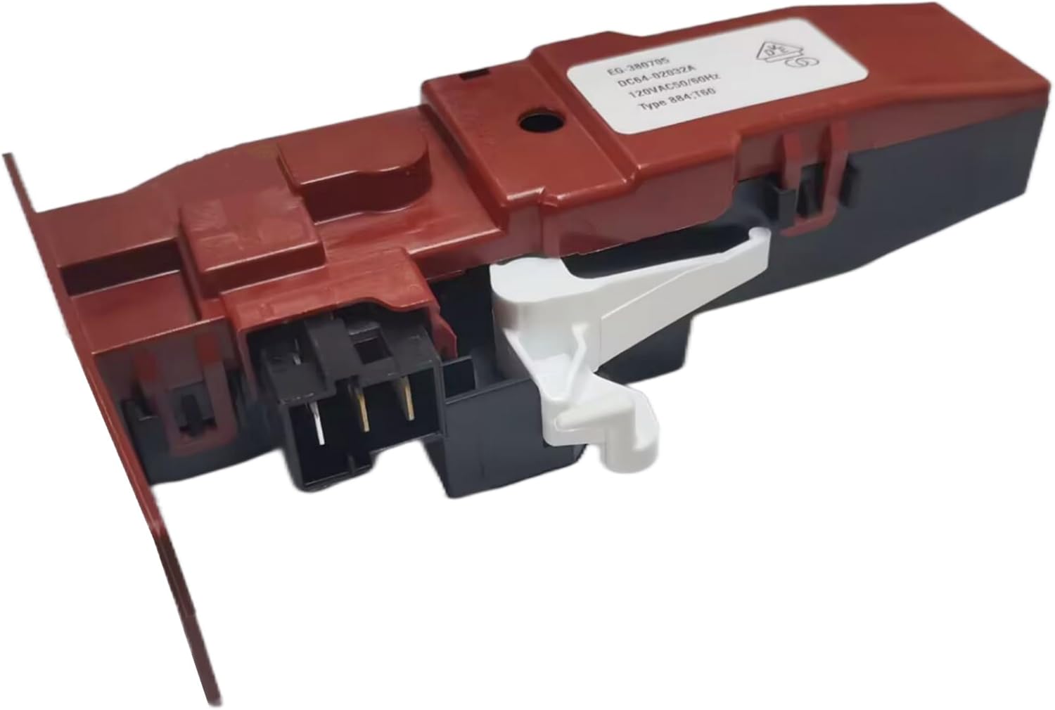 DC64-02032A Washer Door Lock Latch Replacement Part fits for Samsung Kenmore Washing Machine, Replace EG-380779, EG-380705, PD00002233, 2002546, AP4567166, PS4211604