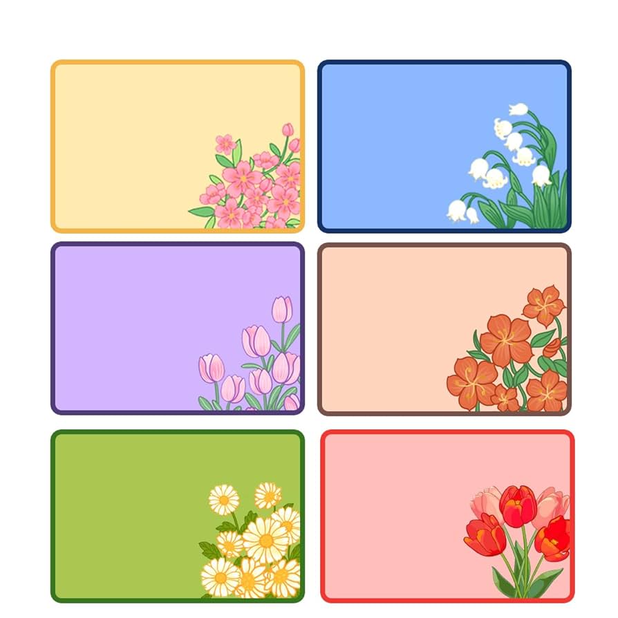 amazon-com-flower-name-stickers-2-x-3-name-tag-labels-with-6-designs-flower-240-pcs-adhesive-name-tags-sticker-for-school-office-home-party-conferences-office-products for Free Printable Flower Name Tags Amazon.com : Flower Name Stickers,2