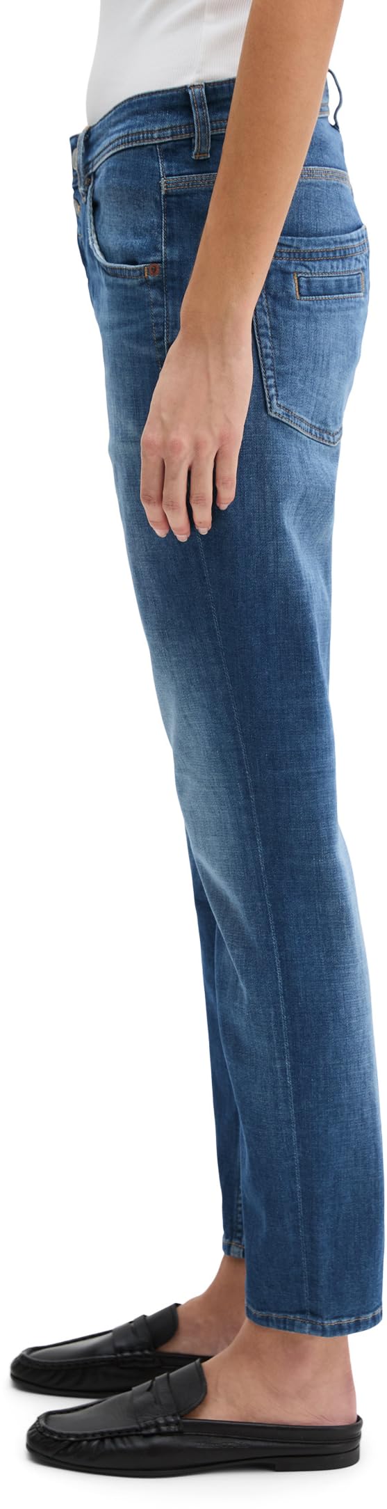 Marc O'Polo Jeans Model Theda Boyfriend Cropped mit Zwei Knöpfen