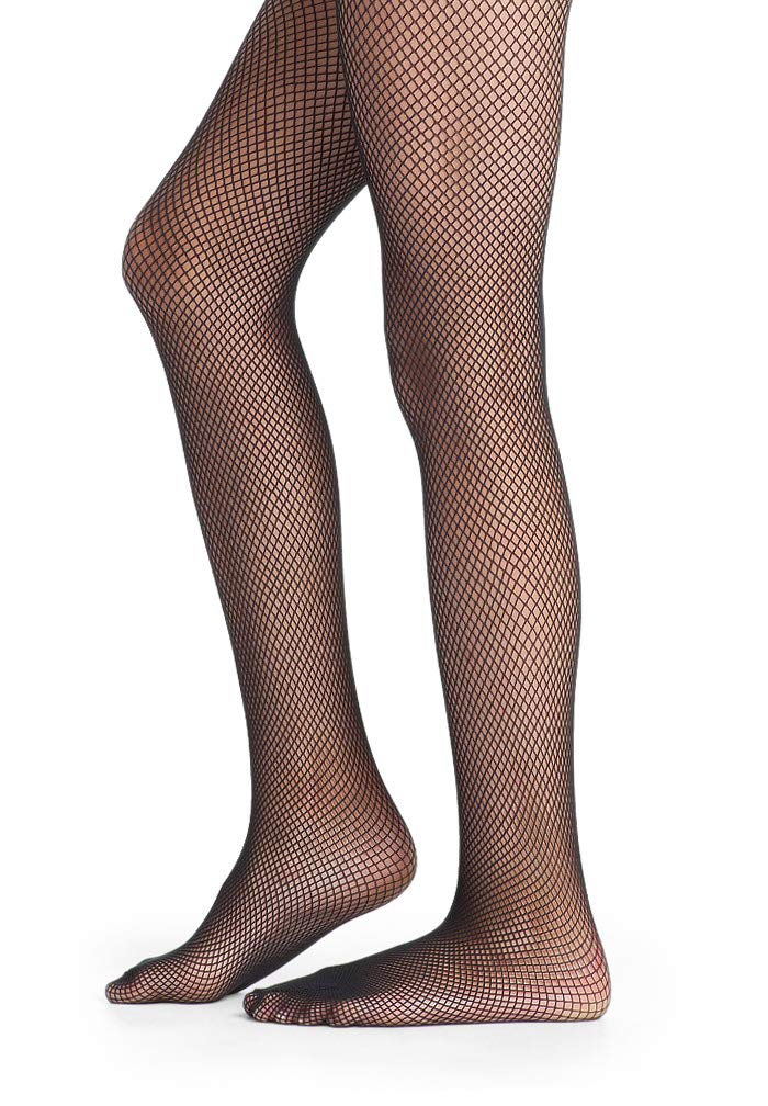 Mytoptrendz Women's Black Mytoptrendz® Extra Large Fishnet Tights Pantyhose For Fashoin And Dance