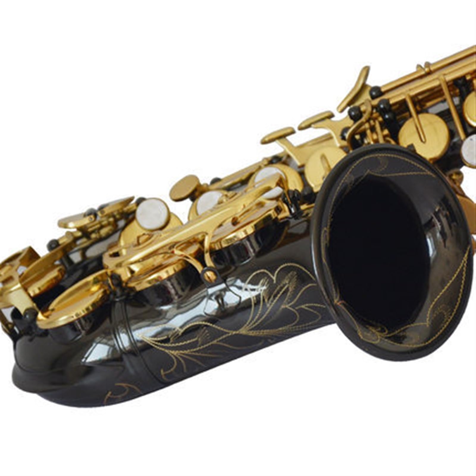 Saksofon Profesjonalny saksofon B płaski saksofon sopranowy mały saksofon sopranowy instrument z czarnego złota