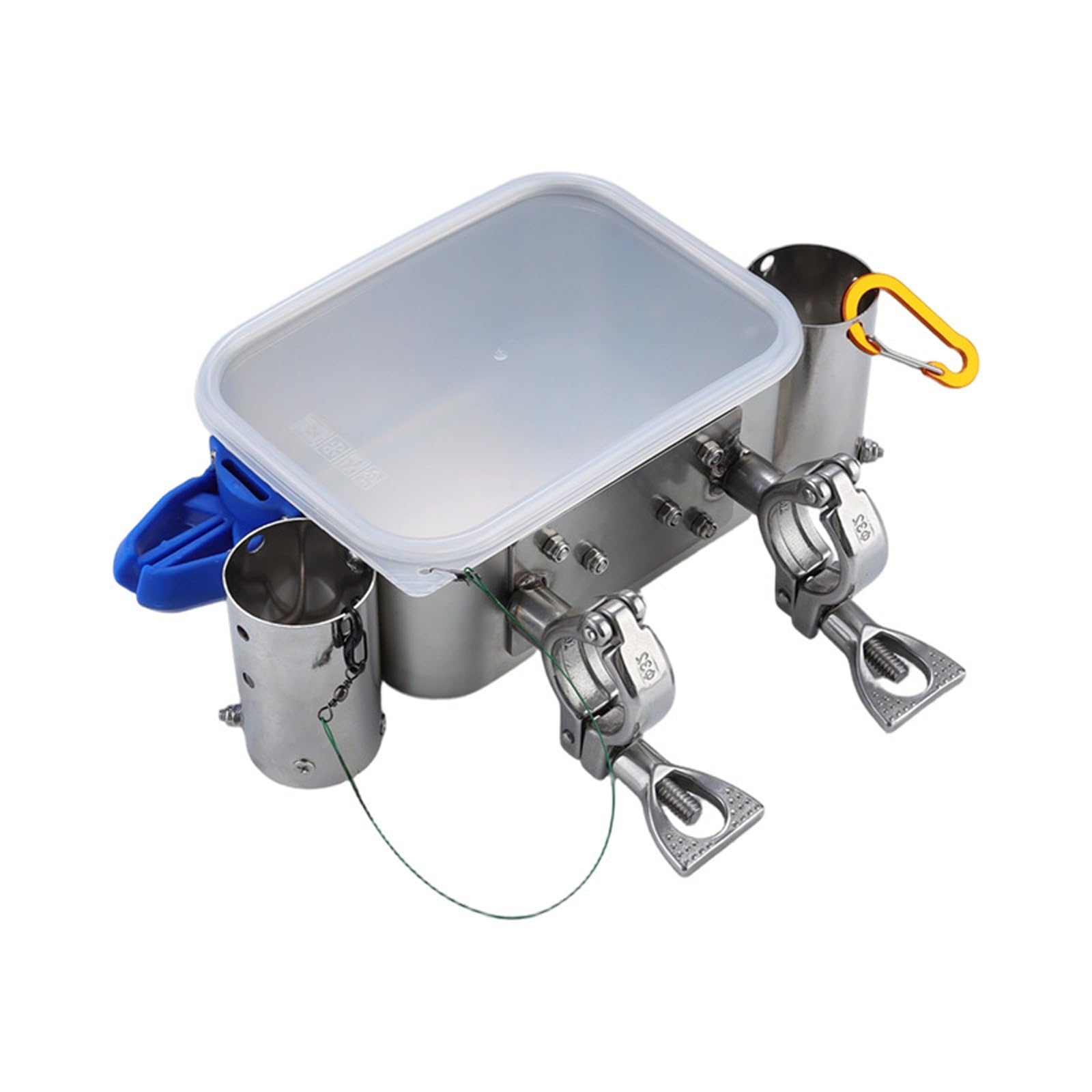Ljmyy Stainless Steel Fishing Tray For Boat Angling With Anti Rust And 4 Water Outlet Holes Perfect For Sea Fishing Strong And
