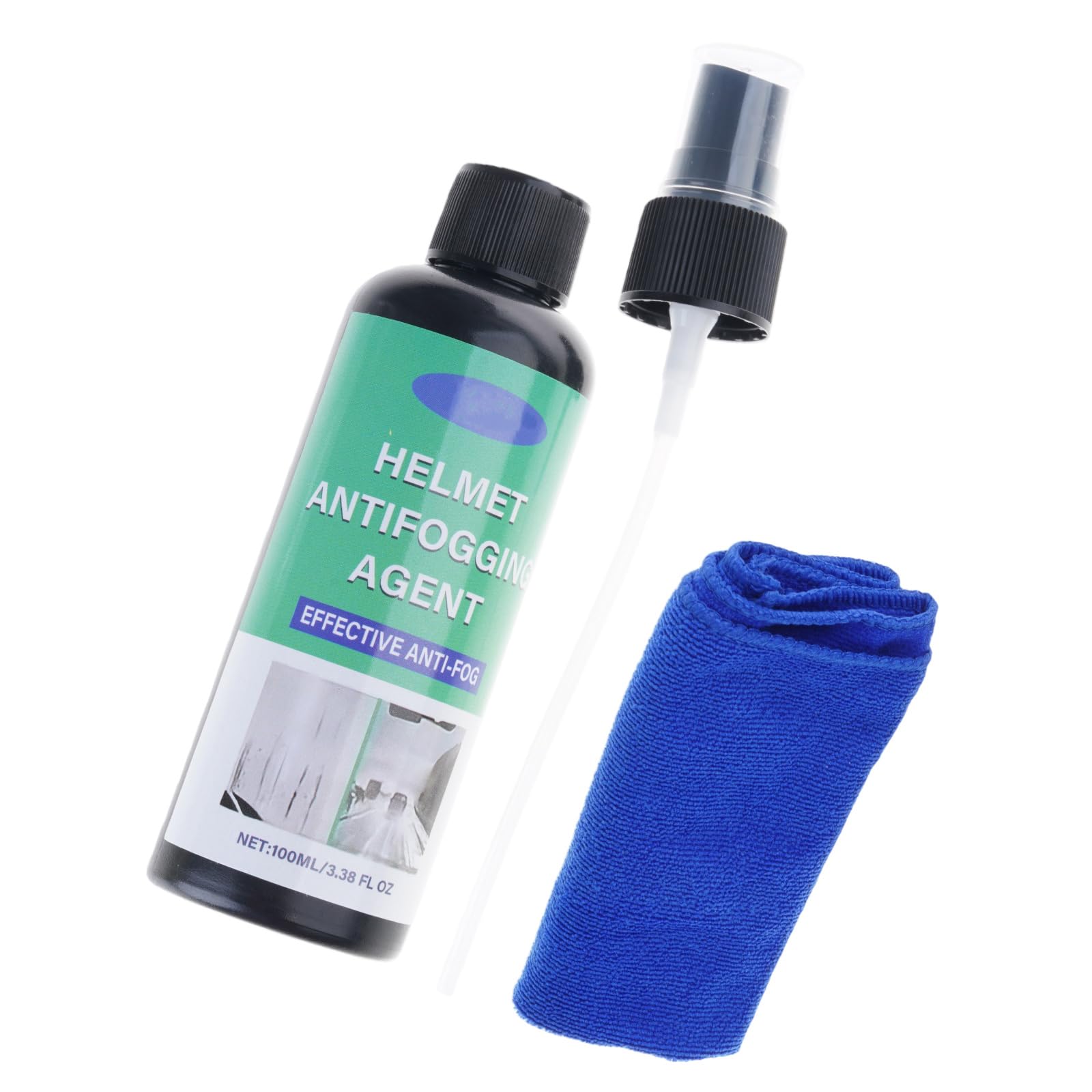 Limtula 100ml Anti Fog Helmet Cleaner Sprays for Motorcycle Visors Prevents Buildup and Scratches Ensuring Clear Motorcycle Maintenance