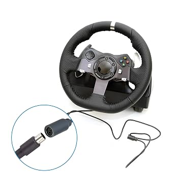 CSDWELL USB Breakaway Cable for Logitech G920 G923 G27 G29 Driving Force & Thrustmaster Ferrari 458 Spider Racing Wheel Cord, Guitar Hero & Xbox USB Plug