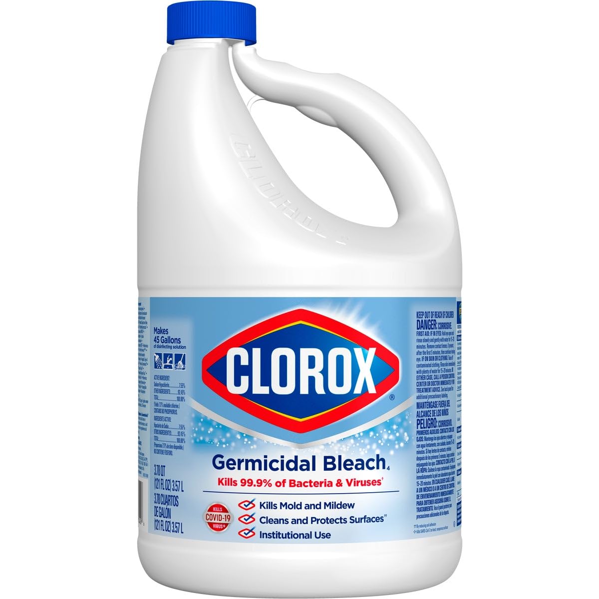 Clorox, CLO32429CT, Germicidal Bleach, 3 / Carton, White