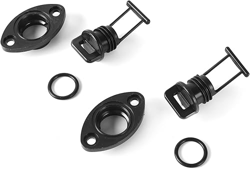 TonGass Paquete de 2 tapones de drenaje de tanque de gasolinarepuesto de base con junta tórica, compatible con tanque de gas Sea-Doo Yamaha Polaris