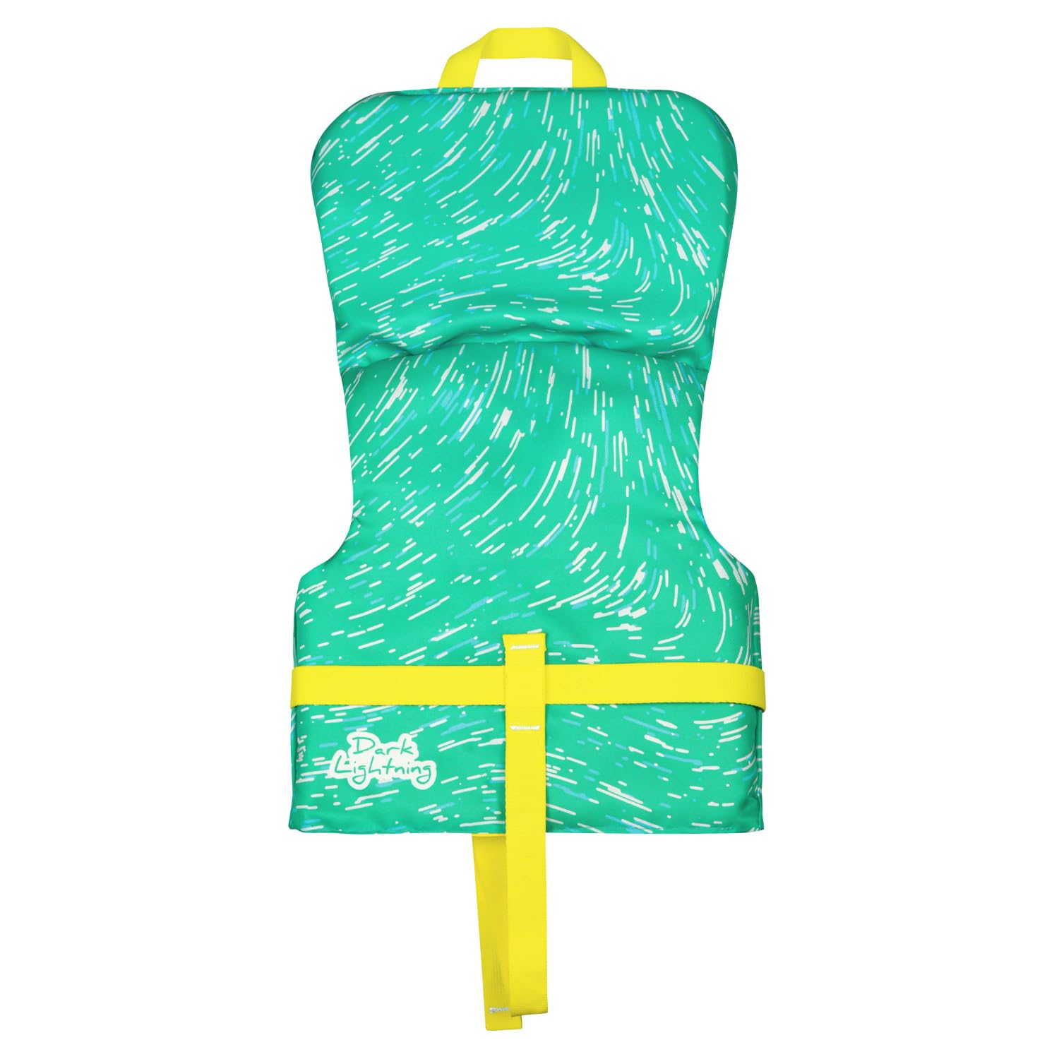 Dark Lightning Coast Guard Approved Baby/Infant Life Vest,USCG Kids Life Jacket 0-30 lbs, Toddler Floaties 20-30 Pounds,Toddler Swim Vest/Water Wings Arm Floaties in Puddle/Sea (Green)