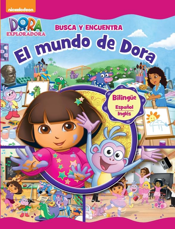 Dora la Exploradora. Libro juguete - Busca y encuentra. El mundo de Dora Hardcover – 15 October 2015