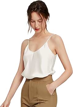 SIIK 100% Mulberry Silk Tank Tops for Women Camisoles