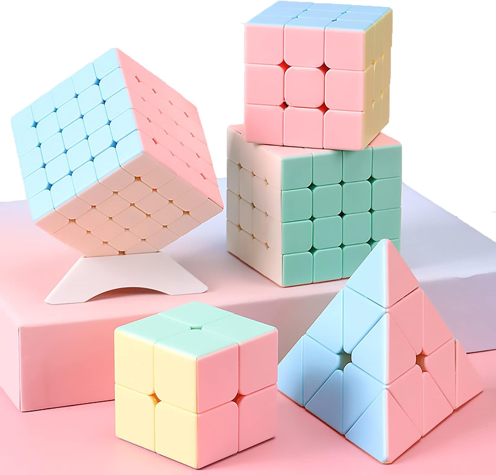 Magic Speed Cube Set - Pack of 5