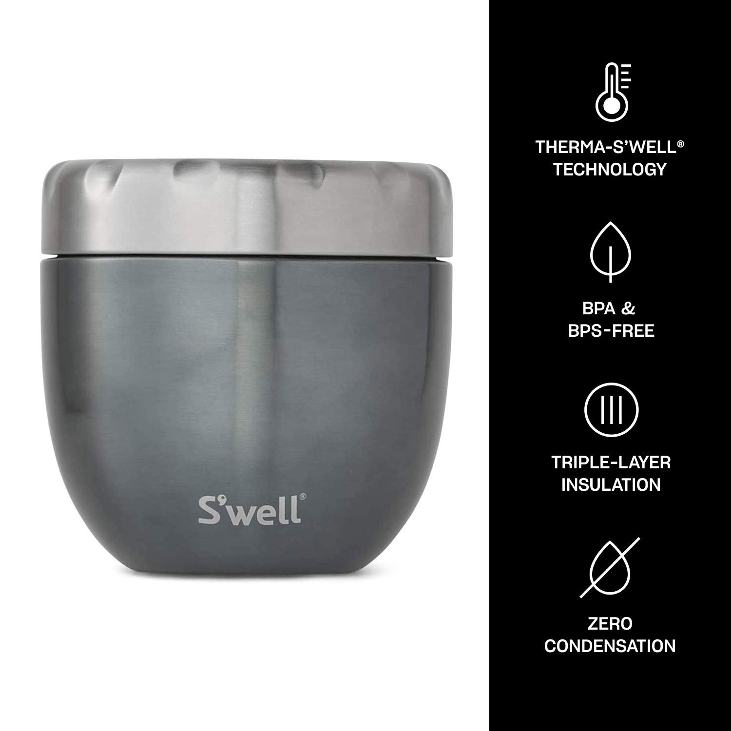 Amazon | S'well ステンレススチール製フードボウル - 22オンス