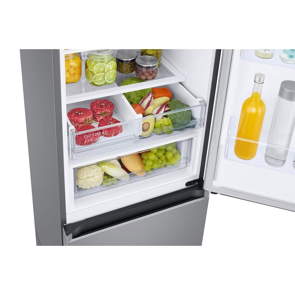 Samsung Réfrigérateur Combiné 387L Gris - RB38C607AS9/EF