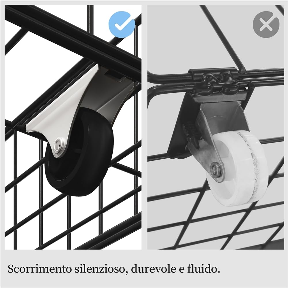 Yaheetech Letto Matrimoniale Imbottito con 2 Cassetti