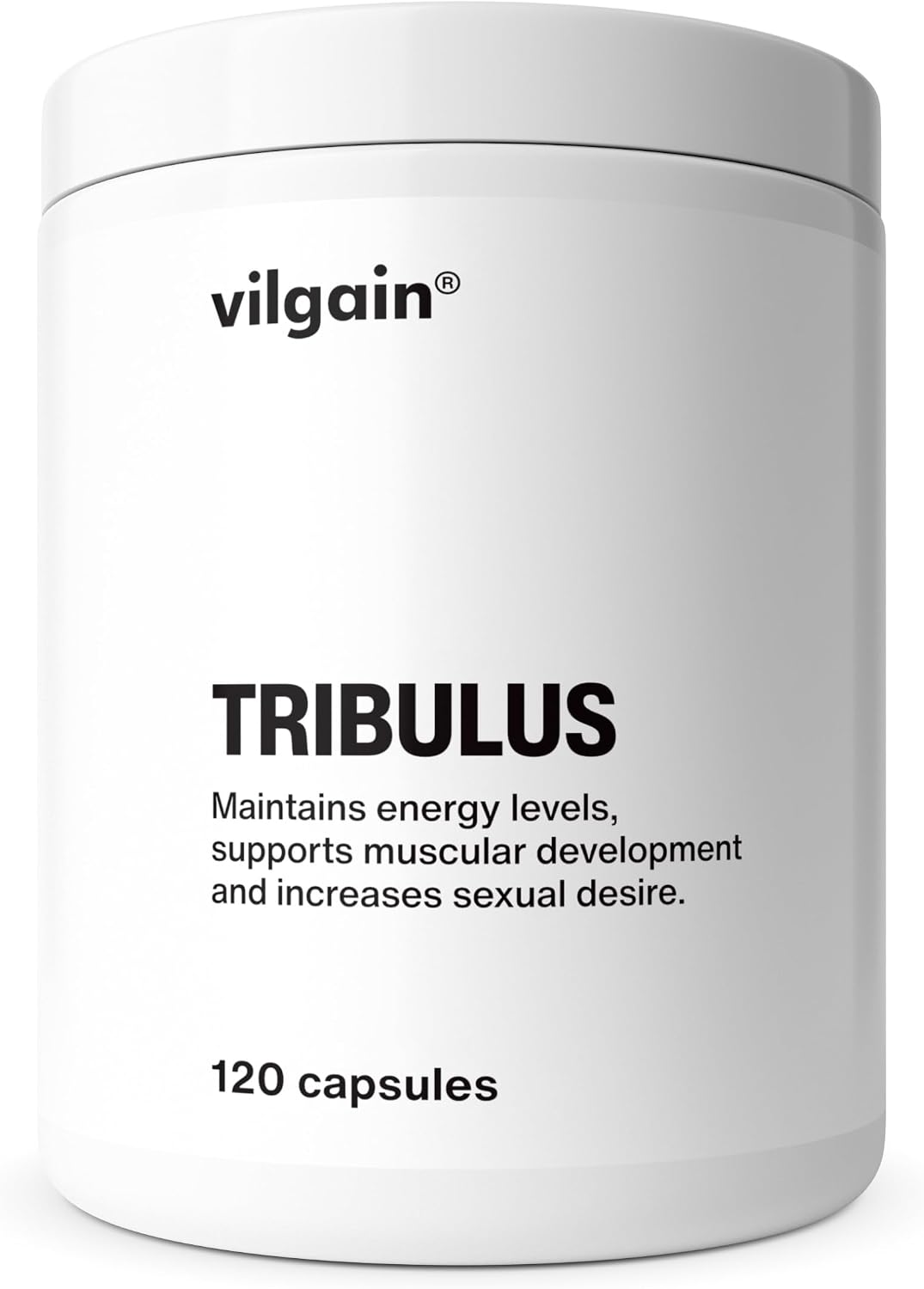 Vilgain Tribulus Terrestris - High Dose Extract with 40% Protodioscin & 90% Saponins Vegan for Energy Vitality Regeneration & Wellbeing Laboratory Tested Ideal for Athletes & Active People