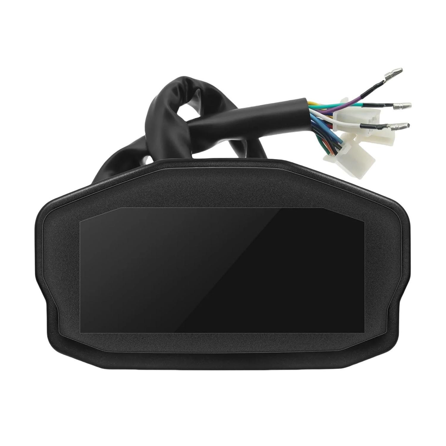 オートバイパネルユニバーサルスピードメーターデジタル回転数タコメーター燃料計ABSスピードメーター2/4シリンダー用 オドメーター(