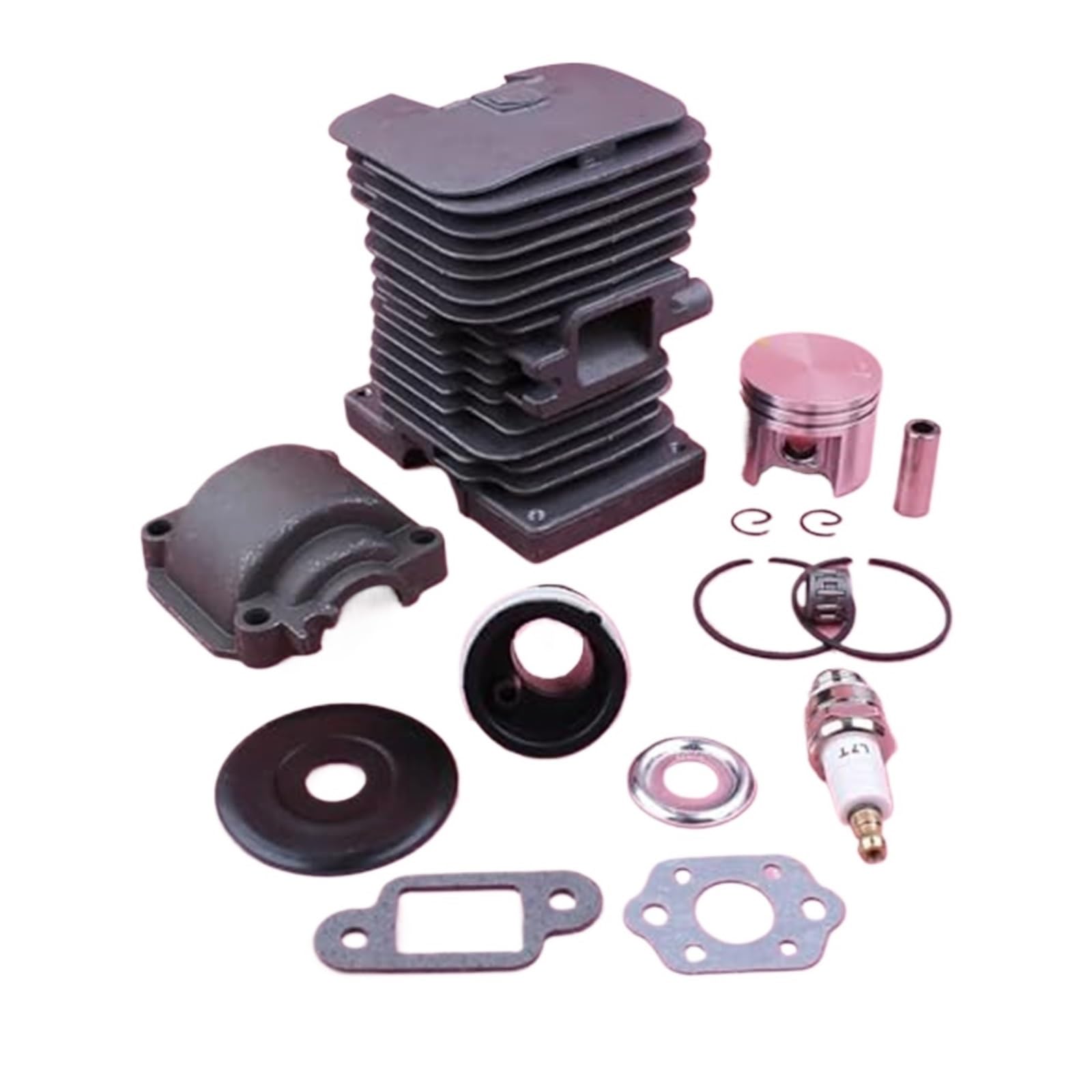 Junta de carburador colector de admisión, Kit de admisión de Bandeja de Motor de pistón de Cilindro de 38mm, for STIHL, Pieza de Herramienta de Repuesto de Motosierra MS180 018 MS 180