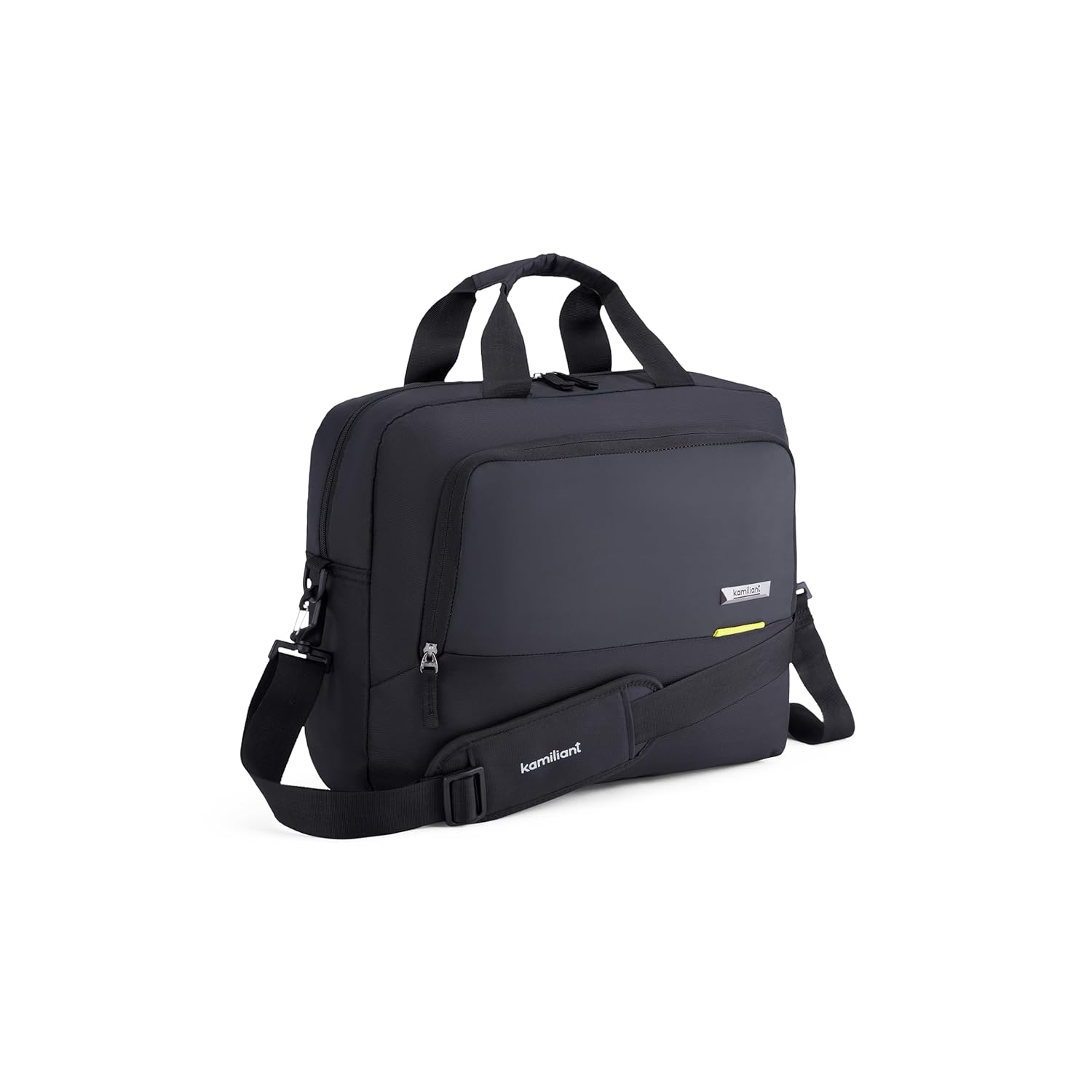 Kamiliant by American Tourister Dissenter Casual Office Bailhandle Messenger Bag with 15" Inch Laptop Compartment and Adjustable Shoulder Strap, Ergonomically Designed for Men And Women - Black 11 61pQ42VbB2L. SL1500