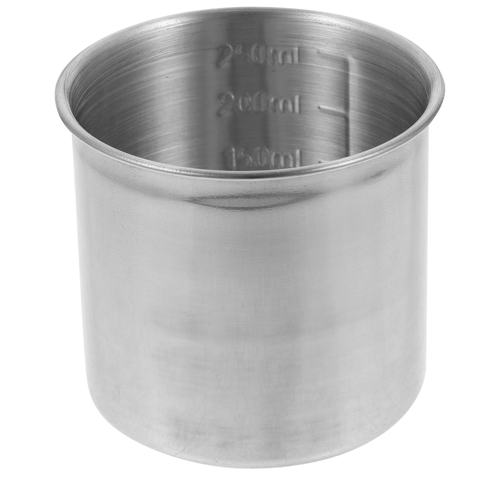 Amosfun 3 Stück Handliche Messbecher Für Die Küche Aus Edelstahl Mit Behältern Für Mehl Latte Art Und Sirup Zum Einfachen Kochen Abgestuft