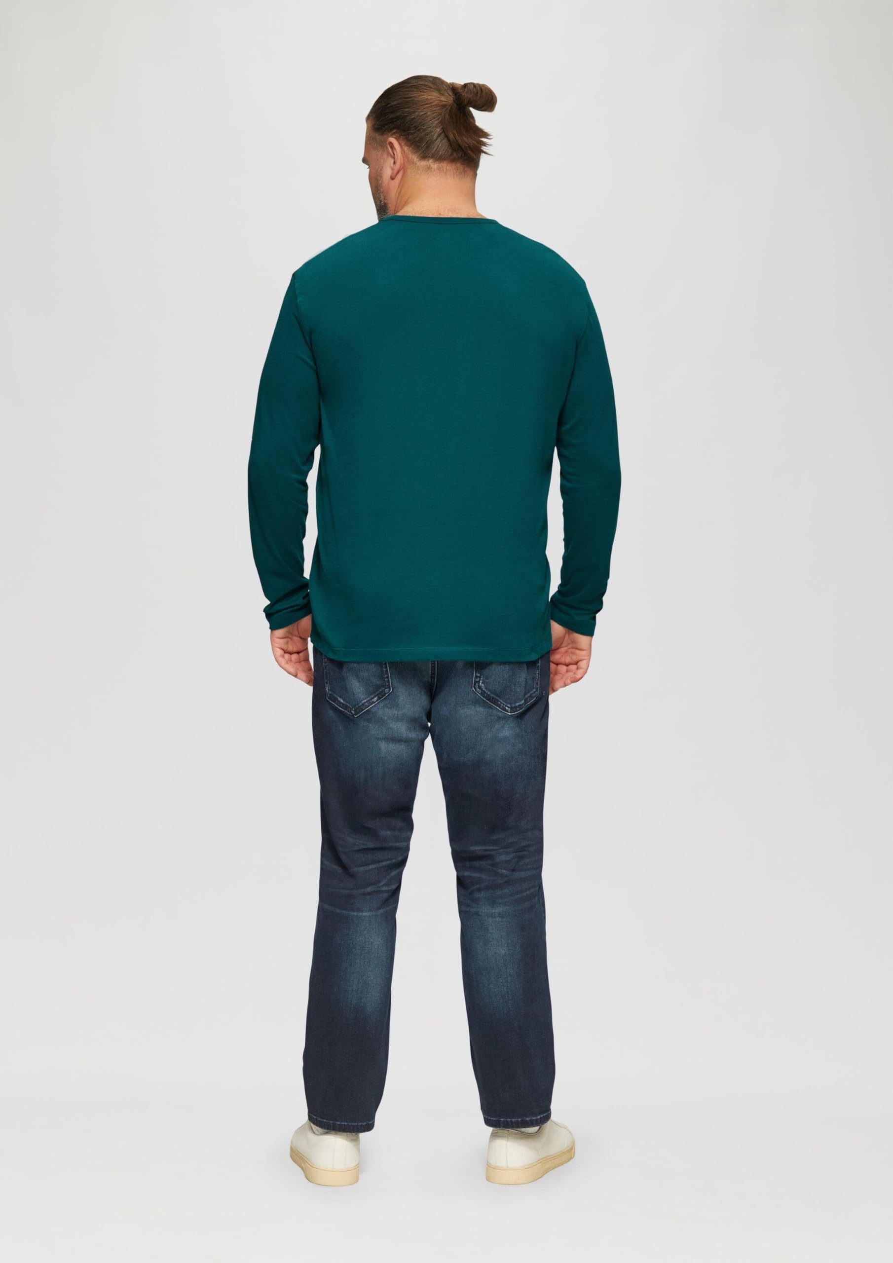 s.Oliver Langarmshirt mit Logo-Detail