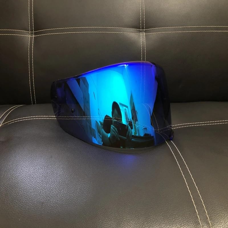 Visera de Ca SCO CW 1 X12 for Shoei Qwest RF 1100 XR 1100 X Spirit 2 X Twelve(Blue)