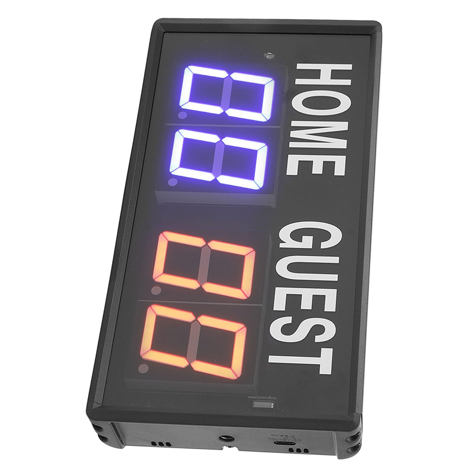 Tbest Elektronische Digitale Anzeigetafeln, Elektronische Anzeigetafel, Aluminiumlegierung, Fernbedienung, 100–240 V, Digitale Tischanzeigetafel für Basketball, Volleyball