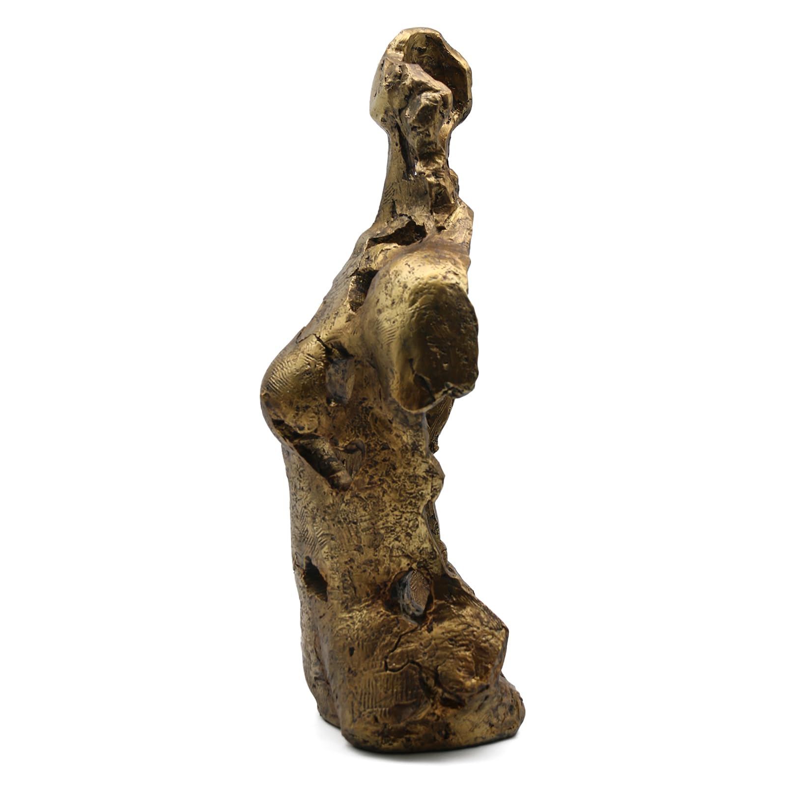 Lukitas Statue Abstraite de Buste féminin et Sculpture, Figurine de Femme, décoration Artistique, Ornement esthétique pour Bureau, Salon, Chambre à Coucher, doré, résine de 40,6 cm