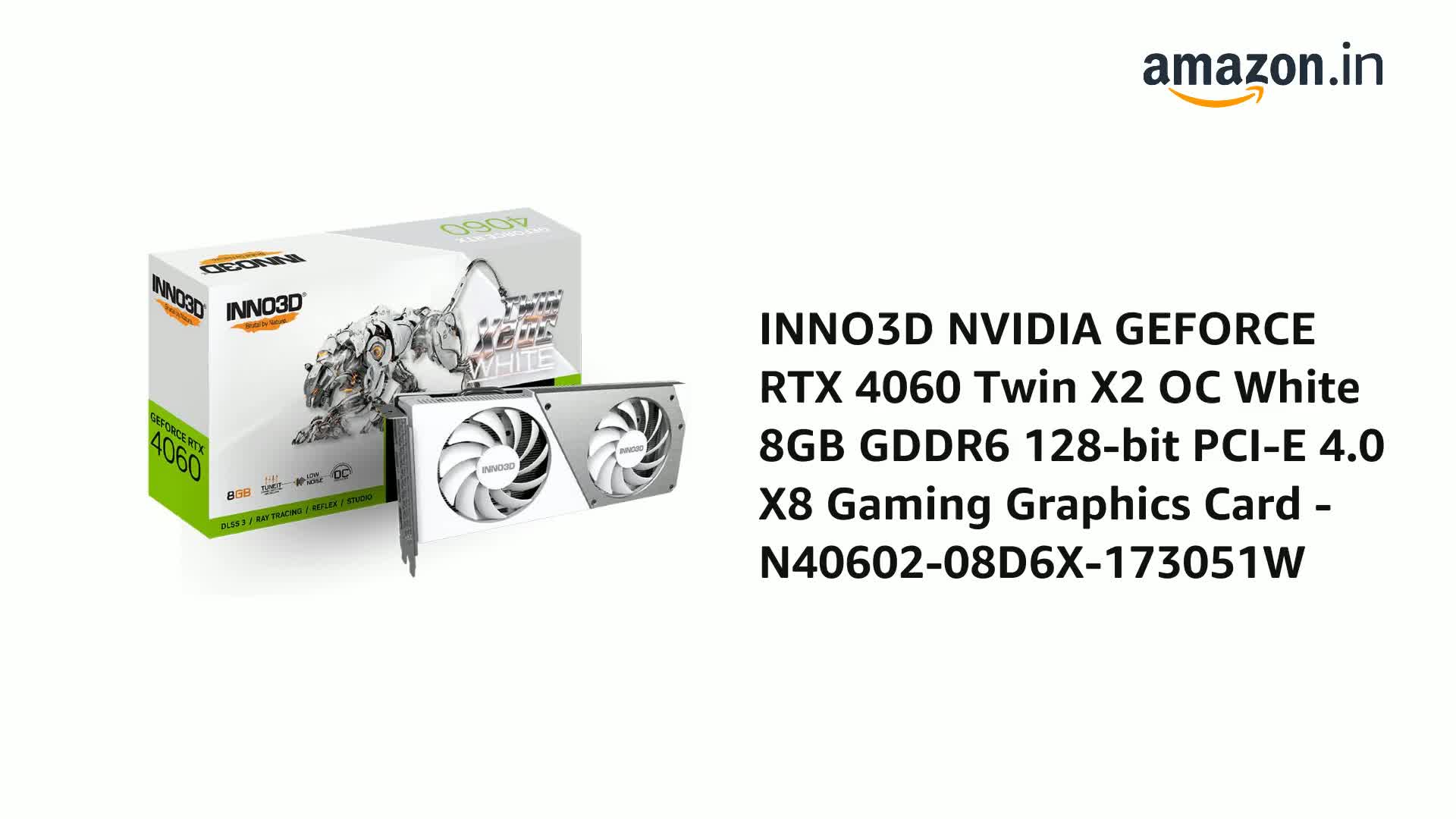 Amazon.in: Buy INNO3D NVIDIA GEFORCE RTX 4060 Twin X2 OC