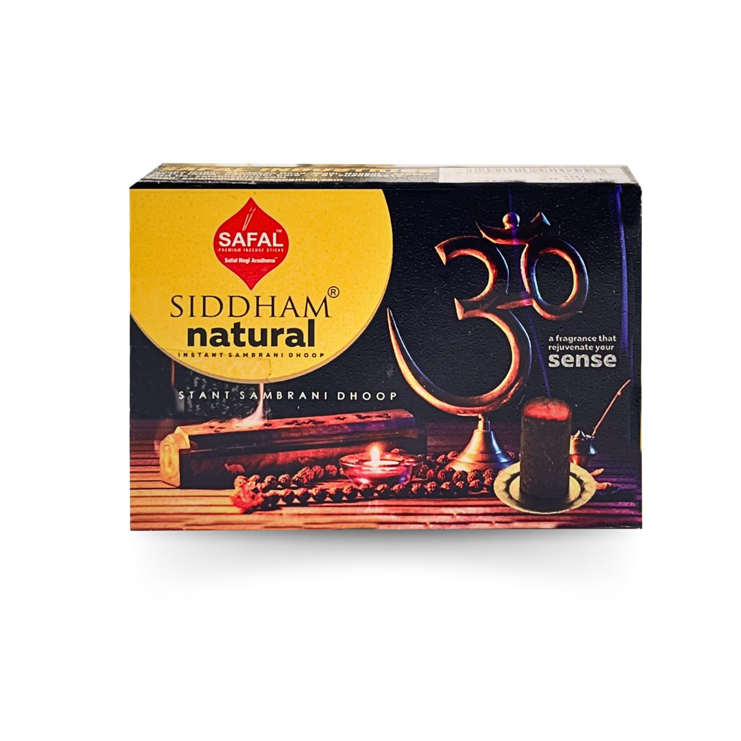 SAFAL Siddham Sambrani Dhoop Sticks | Bamboo Less Sticks for Pooja & Meditation | Pack of 12 | Long Lasting Natural Fragrance Sambrani Sticks | 240 Dhoop Sticks-image-36