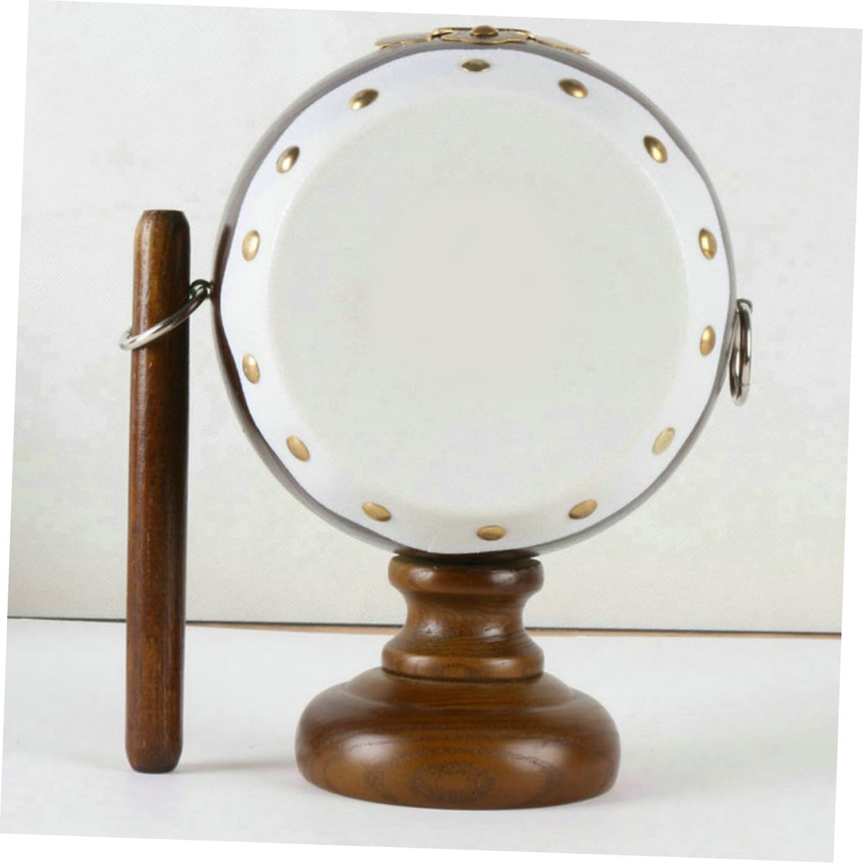 Alasum Wooden Piggy Bank Money Saving Box Large Drum Shape Unique Money Jar for Adults Home Decor and Coin Storage