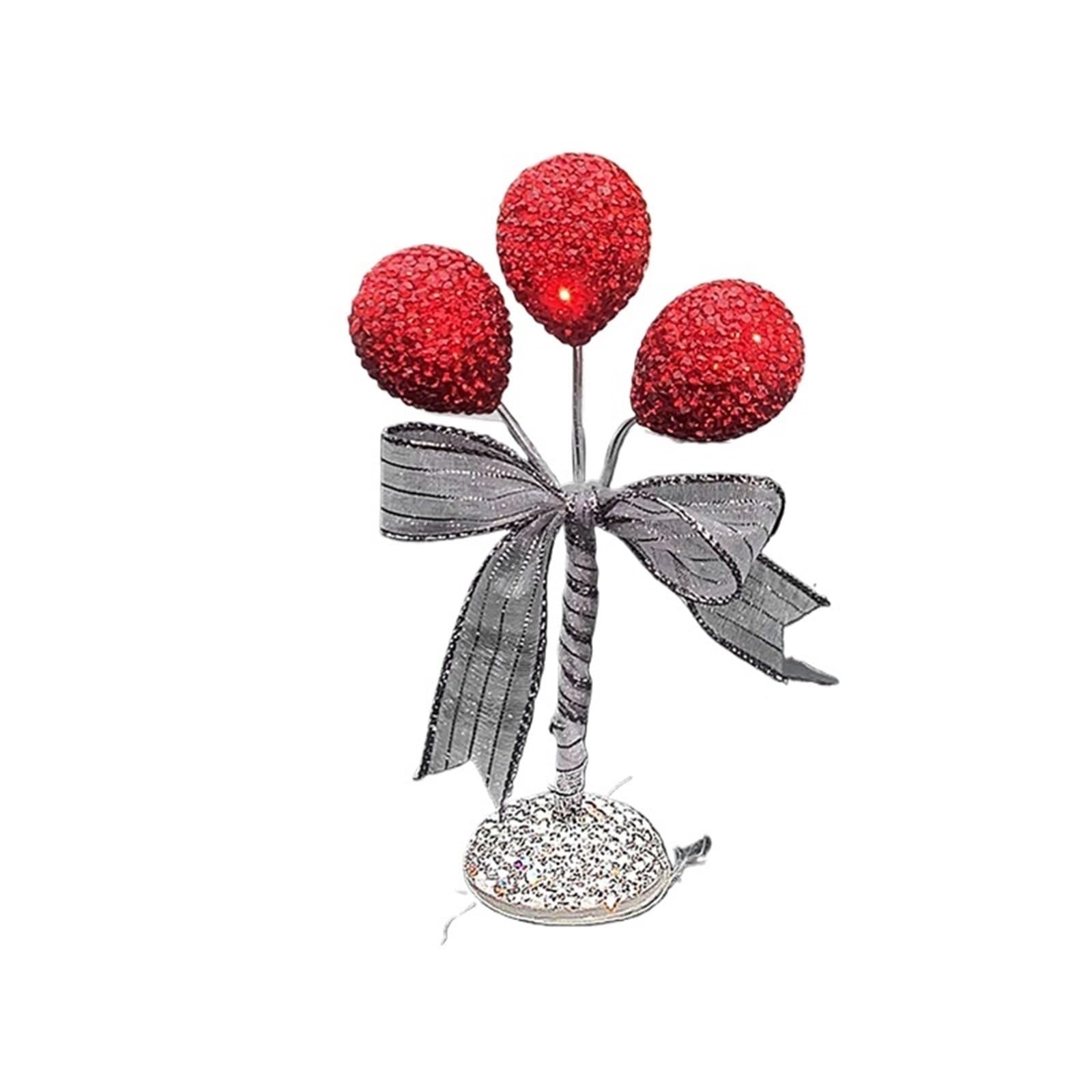 Cute Confession Balloons Car Ornaments - Adorable Car Decoration Supplies(Red)