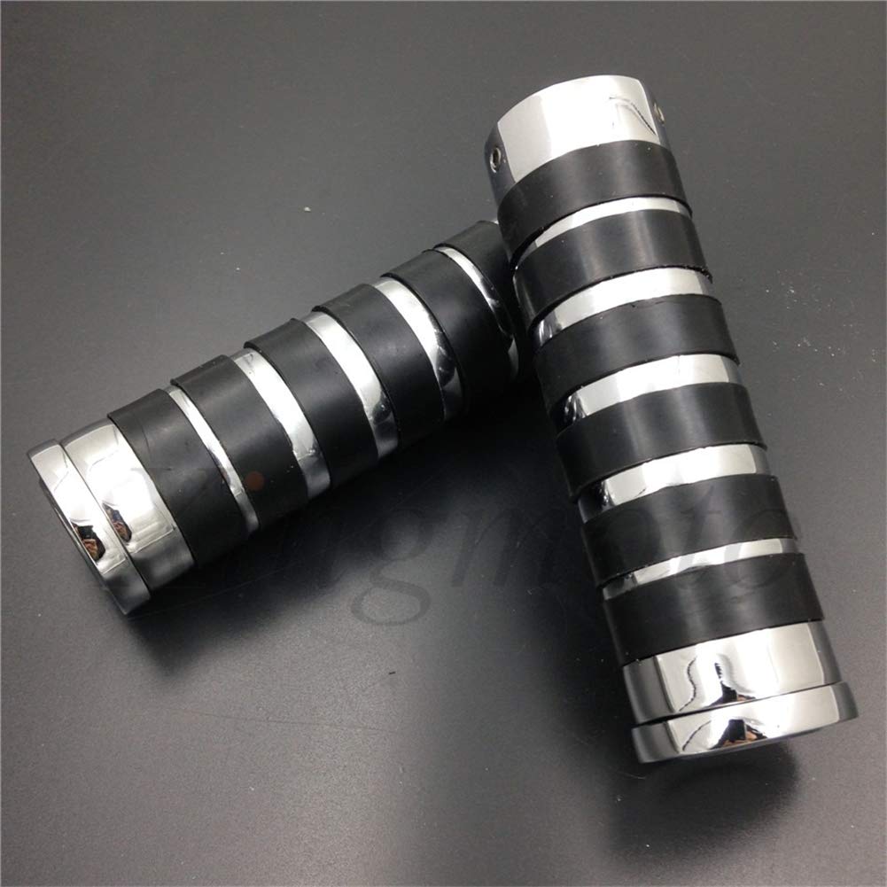 Puños de repuesto para manillar de motocicleta de 1" y 25 mm para Kawasaki Vulcan 800 Classic Drifter/ Magna 75/ para Harley Davidson FLHR Road King