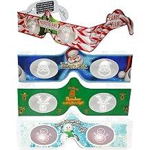 3D Christmas Glasses - Holiday Eyes Glasses Lights Turn into Magical Images Right Before Your Eyes! Our USA MADE Holiday Specs Are Perfect For Family and Friends! See Santa, Snowmen & More!