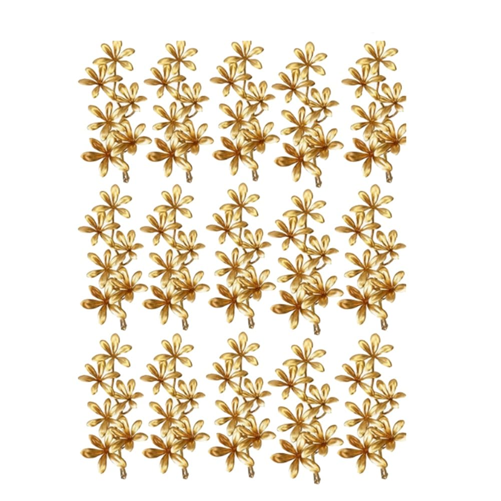 UDSKNV[KSL Faux Flowers 50 Pieces Filling in Floating Candles for Centerpiece Vase Mini Flower Filler for Wedding Dinning Table