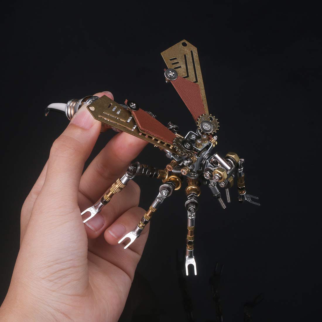 Zestaw 3D Metal Puzzle Mechaniczny Osa Model, 295 szt. Stalowych Metalowych Puzzle 3D Miniaturowe Modele, Puzzle 3D Łamigłówki Metalowe Ozdoby Stali Nierdzewnej Dorosłych