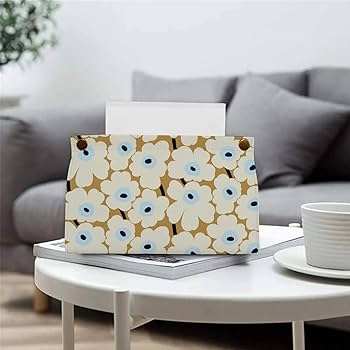 Amazon｜ティッシュケース マリメッコ 花柄 おしゃれ PUレザー