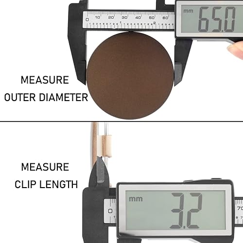 Miniatura 5 de RTRHINOTUNING Tapas centrales de cubo de rueda de 2.559 in (2.56 pulgadas)  2.441 in (2.44 pulgadas) compatibles con Volk Racing TE37 de 17 y 18