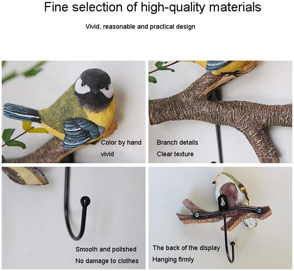 Kledinghaak Birdie Kapstok Creatieve Dier Vormige Jas Hoed Haak Veranda