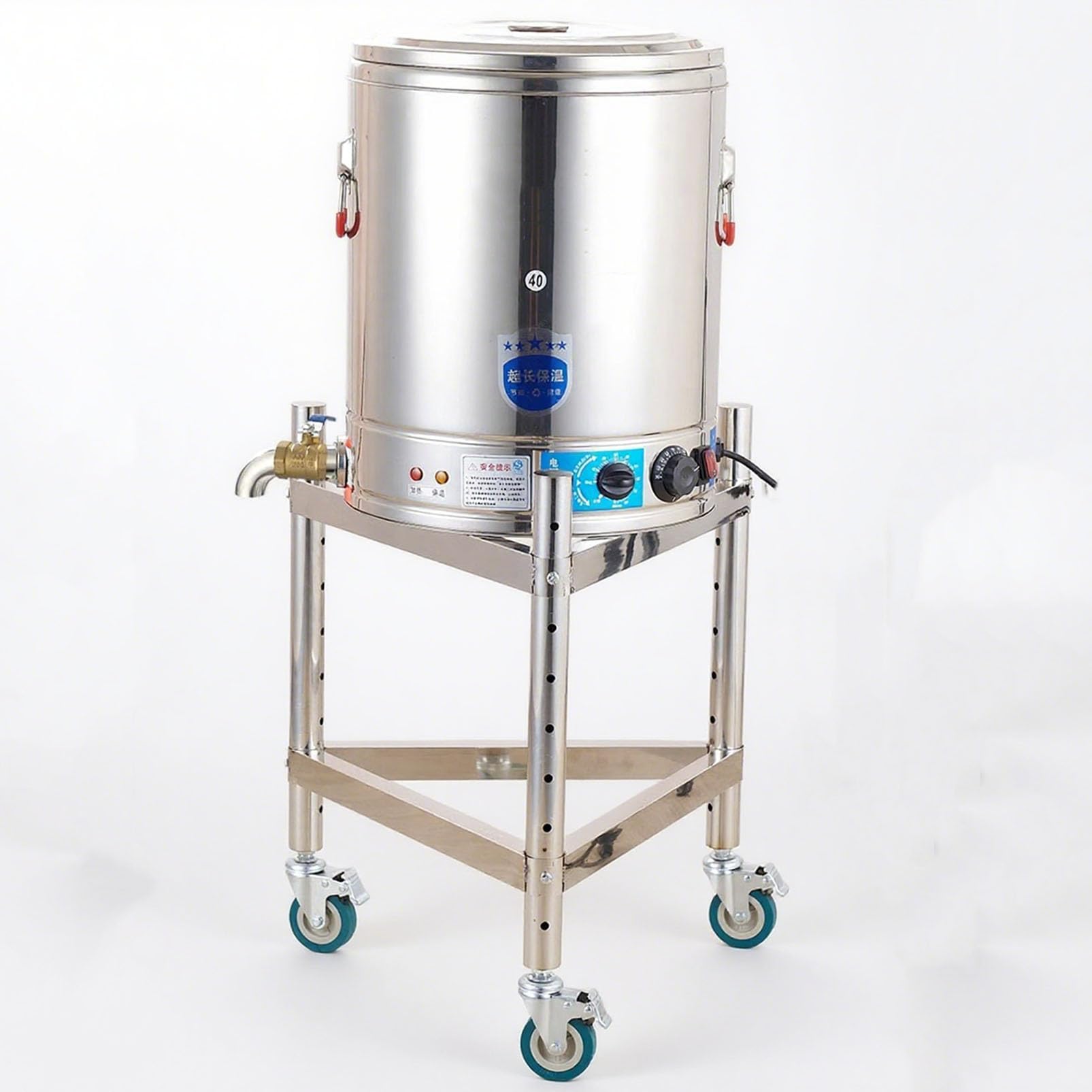 Carrello a barile resistente con rotelle, supporto regolabile in altezza per vino, pasto, friggitrice, grasso, bottiglia d'acqua