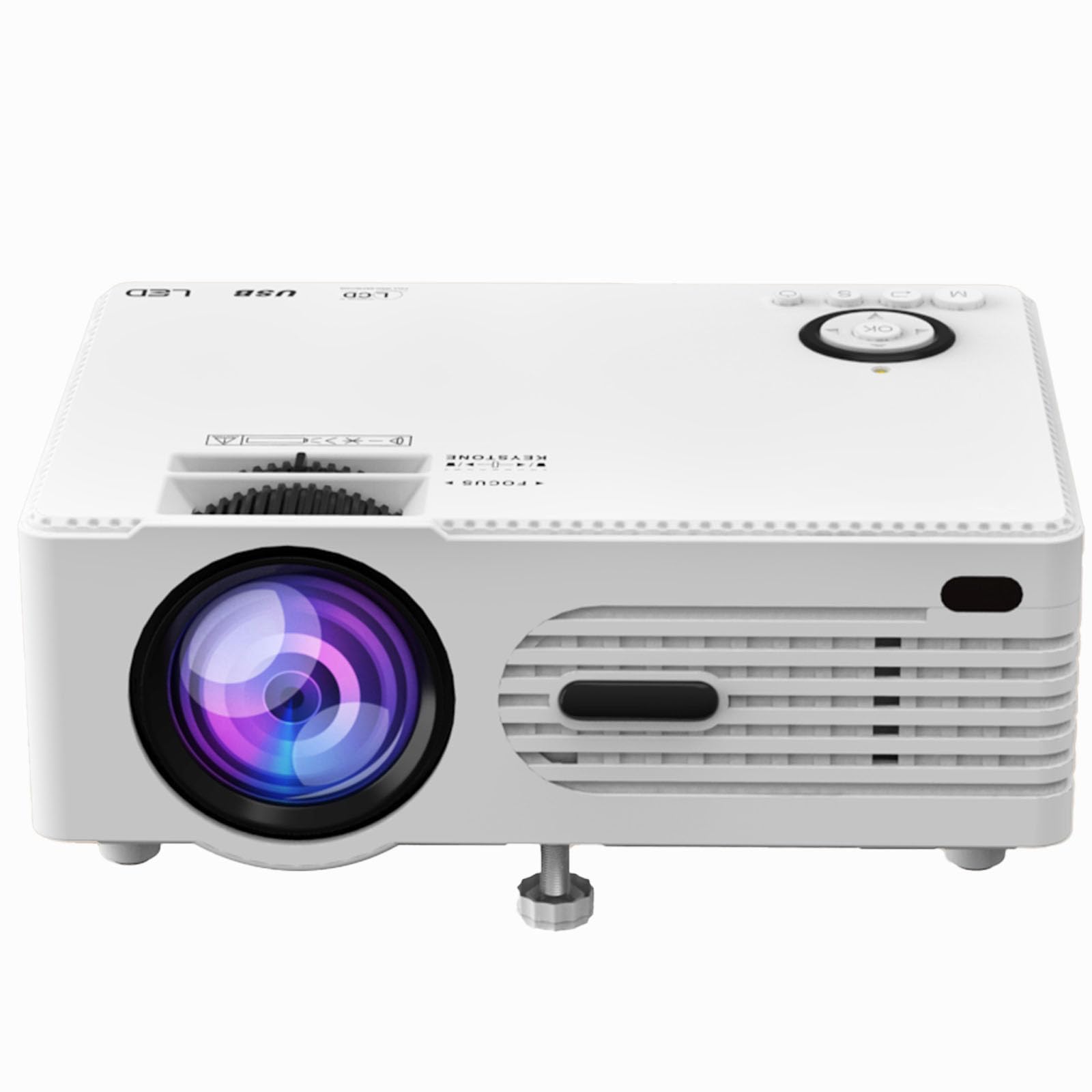 Mini Projecteur Bluetooth, AKATUO Vidéoprojecteur 1080P Full HD