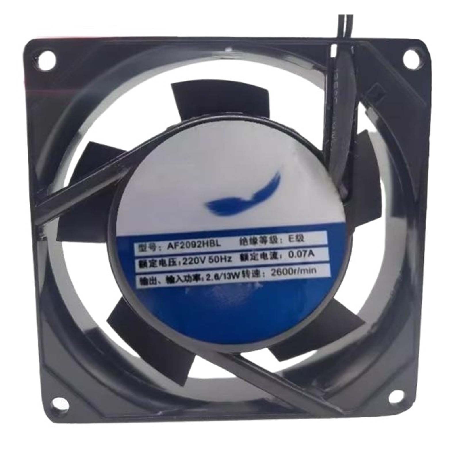 YMUGUEGH AF2092HBL 220V 0.07A 2.6/13W 2600 Cooling Fan 9 Cm(Ball)